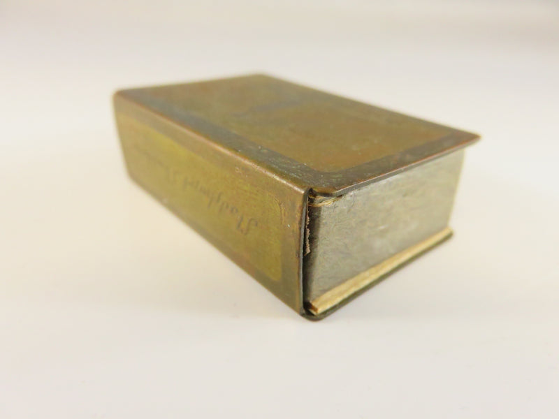 Antique Stockholm Stadshuset Match box Holder | Brass | Travel Souvenir