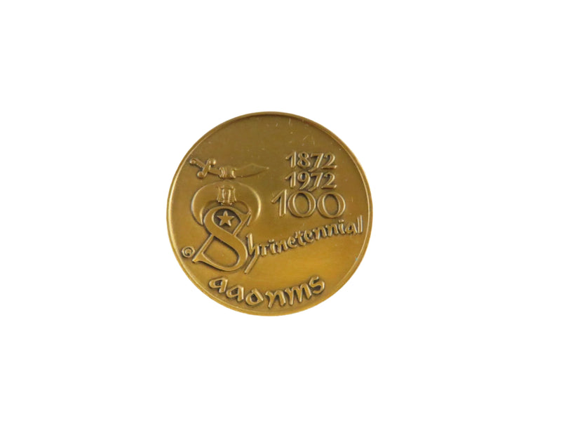 1972 Shriners Hospitals Centennial Coin | Bronze | "1872-1972" | "50 Years"