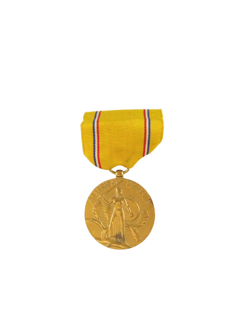 WWII American Defense Service Medal | Columbia Figure | 1939-1941