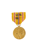 WWII Asiatic-Pacific Campaign Medal | 3 Battle Stars | Vintage — front view