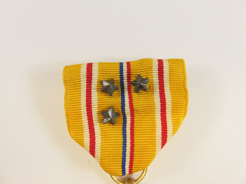 WWII Asiatic-Pacific Campaign Medal | 3 Battle Stars | Vintage