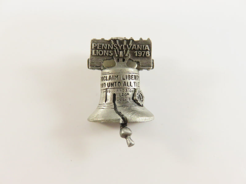 Vintage 1976 PA Lions Club Liberty Bell Pin | Bicentennial, Philadelphia