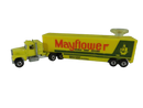 Hot Wheels Steering Rigs Yellow FORD LTL Mayflower Trailer