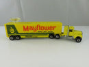 Hot Wheels Steering Rigs Yellow FORD LTL Mayflower Trailer 1980s 1/64 Truck Vintage Made in Hong Kong Toy Collectible