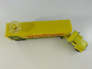 Hot Wheels Steering Rigs Yellow FORD LTL Mayflower Trailer 1980s 1/64 Truck Vintage Made in Hong Kong Toy Collectible