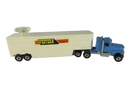 Hot Wheels Steering Rigs Blue FORD LTL Western Livestock Trailer 1/64 Diecast Truck Vintage 1980s Made in Hong