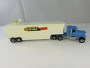 Hot Wheels Steering Rigs Blue FORD LTL Western Livestock Trailer 1/64 Diecast Truck Vintage 1980s Made in Hong