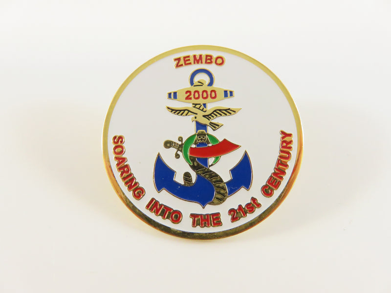 Vintage Shriners Zembo 2000 Pin | Soaring Into 21st Century | Anchor & Dove Design