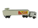 Hot Wheels Steering Rigs White Kenworth Trailer side view