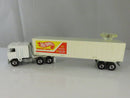 Hot Wheels Steering Rigs White Kenworth Racing Team Trailer 1980s 1/64 Truck Vintage Made in Hong Kong Collectible