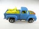 Hot Wheels '56 Hi-Tail Hauler Flying Colors 1/64 Model '56 Blue Paint Yellow Motorcycles 1956 Ford Pickup '56 Series