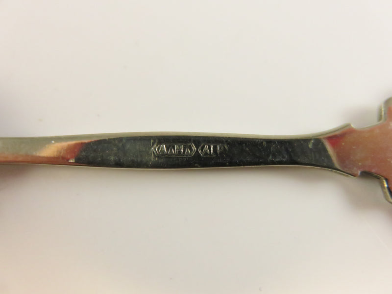 Vintage Nassau Souvenir Spoon, Collectible Silver Plate Spoon, Bahamas Travel Memorabilia