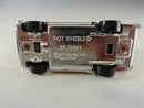Hot Wheels '57 Chevy Flying Colors Series 1/64 Diecast Car '57 Red & Yellow Chevy Car '57 1/64 Mattel 1980s Hong Kong