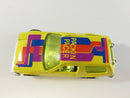 Hot Wheels 1980s Packin Pacer Yellow AMC Hatchback Geometric Stripes Hong Kong Flying Colors Series Packin' Packin'