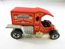 Hot Wheels 1980s T-Totaller Red Your Basic Express Delivery C Cab Delivery Truck Hong Kong Blackwall Tires Flying Colors