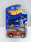 Hot Wheels Power Panel Red with Flame Graphics on Card