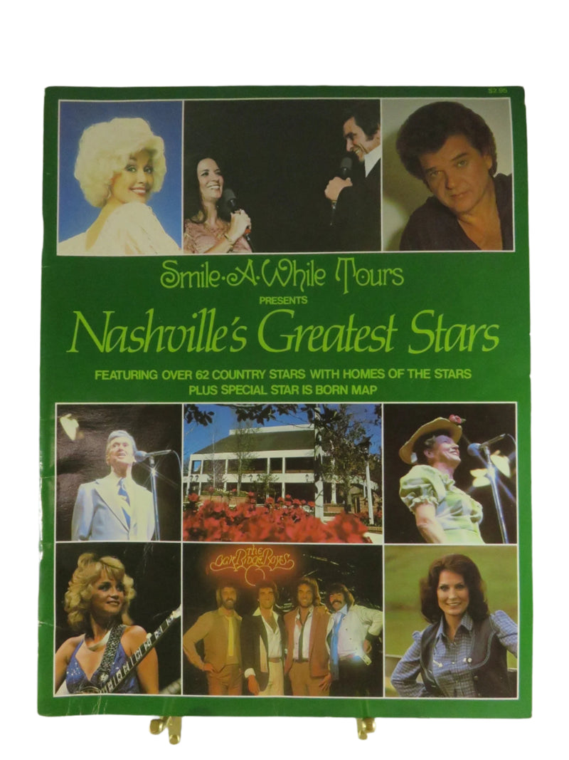 1977 Nashville Stars Program, Country Music History, Star Homes, Vintage Guide