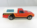 Hot Wheels Hi-Rakers Dodge D-50 Pickup Truck 1/64 1980s with Camper Shell Series Vintage Red Adjustable Axle 1/64