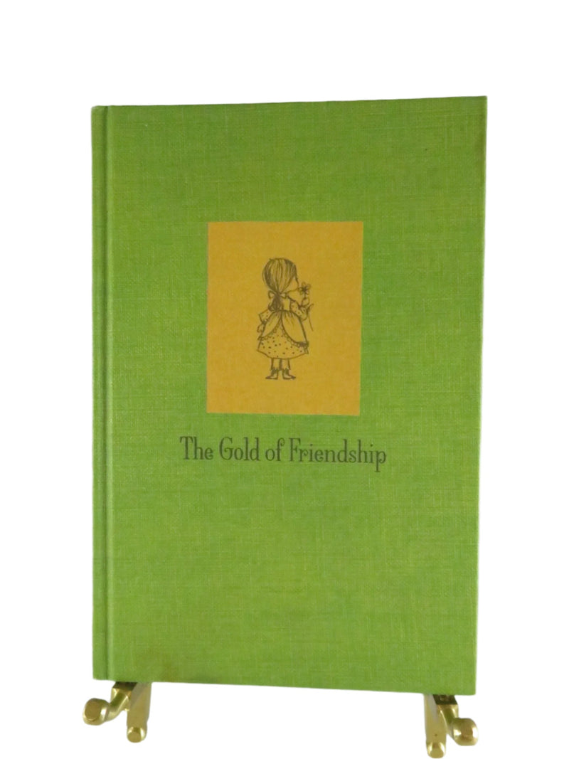 1967 "The Gold of Friendship" Book, Gail Mahan, Hallmark Edition, Vintage Children's Book — Gold — front view