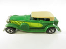 Hot Wheels 1980s '31 Doozie Green Lime Removable Tan Roof Flying Colors Series 1/64 Diecast Car '31 1/64 Mattel