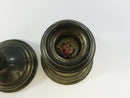 Vintage Duchess Sterling Silver Candlesticks Pair Pattern Weighted Candle Holders Antique Trumpet Rim Multi-tiered Base