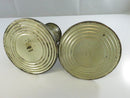 Vintage Duchess Sterling Silver Candlesticks Pair Pattern Weighted Candle Holders Antique Trumpet Rim Multi-tiered Base