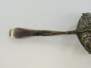 Antique Sterling Silver Bonbon Spoon Art Nouveau Design Tomato Server Pierced Berry Ornate Scalloped Edge Die-Cut