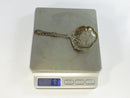Antique Sterling Silver Bonbon Spoon Art Nouveau Design Tomato Server Pierced Berry Ornate Scalloped Edge Die-Cut
