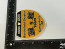 Battlefield Chapter H.O.G. 5-Year Anniversary Patch Gettysburg PA 2000-2005 H.O.G. Harley Owners Group Souvenir
