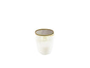 Vintage Avon Mother of Pearl Ring, Size 6, Gold Tone, Classic Avon Jewelry — Gold • Pearl — front view