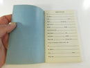 Vintage Railroaders Time Book Keystone #1 Edition #1 Railroad Ledger Pamphlet Reg. Central Railroader's Diesel