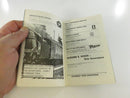 Vintage Railroaders Time Book Keystone #1 Edition #1 Railroad Ledger Pamphlet Reg. Central Railroader's Diesel