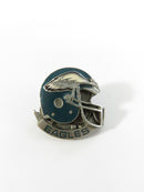 Philadelphia Eagles throwback lapel pin angled view