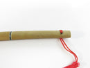 Vintage Japanese Shirasaya Mini Katana Letter Opener Bamboo Wood Handle Hand-Painted Dragon Motif Stainless Steel Blade