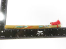 Vintage Japanese Shirasaya Mini Katana Letter Opener Bamboo Wood Handle Hand-Painted Dragon Motif Stainless Steel Blade