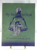 Front cover of My Indian Art Book showing title and illustration