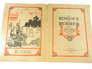 The Romance of Rubber Booklet 1922 United States Rubber Company John Martin edited George Carlson illustrated cover