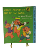 Front cover of Who's Afraid of the Big Bad Wolf? Little Golden Record