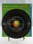 Who's Afraid of the Big Bad Wolf? Little Golden Record 45 RPM 1959 Vinyl Walt Disney's Three Pigs Anne Lloyd Wolf?