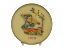 1979 Hummel Plate "Little Fiddler" - Goebel Annual Plate with Box - Vintage — front view
