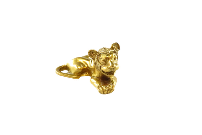 Metropolitan Museum of Art Gold Plated Lion Figurine © MMA 1990 — Jewelry & Watches:Fine Jewelry:Fine Pins & Brooches:Other F
