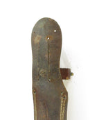 Western Cutlery Boulder Colo. Vintage Fixed Blade Knife with Sheath L48 Pattern Clip-Point Blade Double Split-Tang