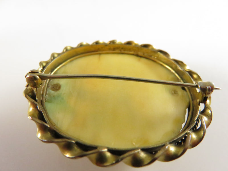 Vintage Celluloid Brooch/Pendant, 1940s, For Repair/Parts, Damaged