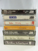 Phil Collins and Genesis Vintage Cassette Tape Lot No Jacket Required Invisible Touch Face Value Hello I Must Be Going