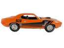 ERTL American Muscle 1971 Plymouth Barracuda 1:24 Diecast Model BodyShop Series 1:24 Scale Car Pre-painted Orange Black