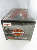 Maisto H-D Custom 1948 Ford F-1 Pickup & FL Panhead 1:24 Diecast 1:24 Harley-Davidson Merchandise Black and Orange