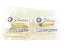 Vintage Blackinton 'Deputy' Collar Pinbacks - Set of 2 - Original Packaging - Retired — Gold — front view