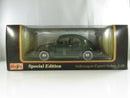 Front view of Maisto Volkswagen Export Sedan in box
