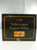Maisto Special Edition 1951 Volkswagen Export Sedan 1:18 Diecast Model 1:18 Car 31820 Dark Green Cream Interior