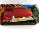 1950 Custom Merc Woodie with scenic backdrop